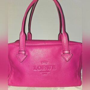 Loewe Pink Leather Amazona Vintage Bag